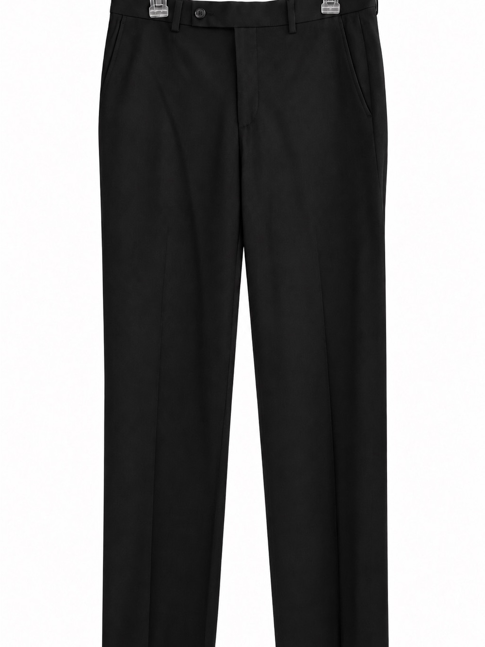 Van Heusen Black Dress Pants — Straight Fit